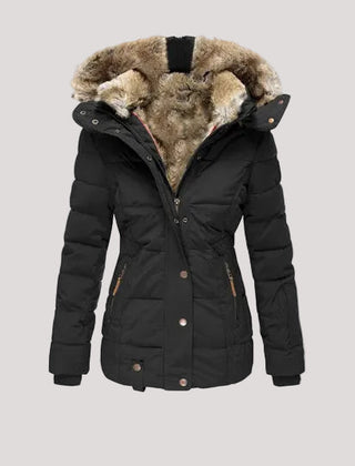Winterlyn - Fur Hood Quilted Winter Jacket
