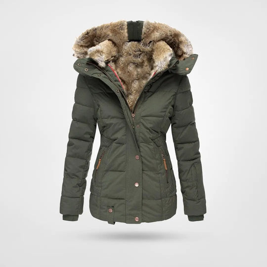 Winterlyn - Fur Hood Quilted Winter Jacket — view 2 of 5