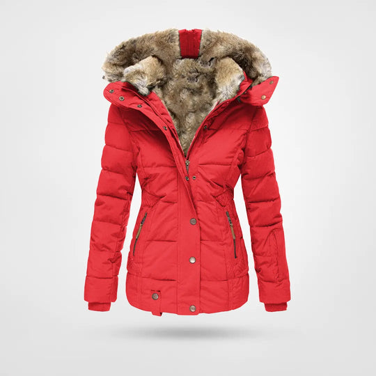Winterlyn - Fur Hood Quilted Winter Jacket — view 3 of 5