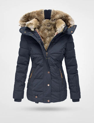 Winterlyn - Fur Hood Quilted Winter Jacket — view 4 of 5