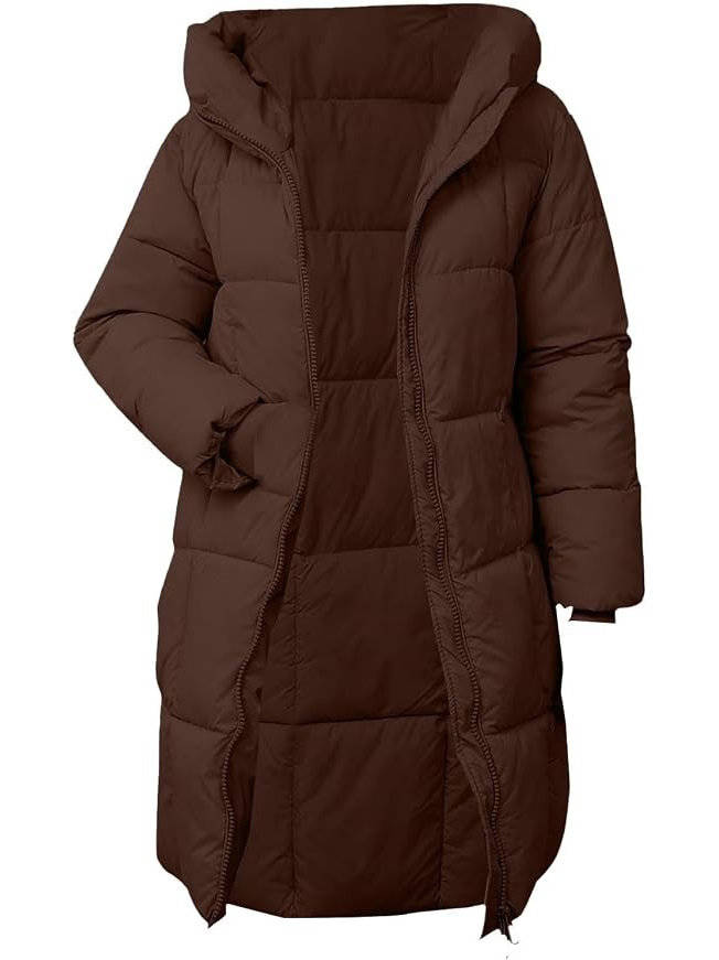 Wintervale - Hooded Puffer Jacket Mid Thigh Length — view 2 of 10