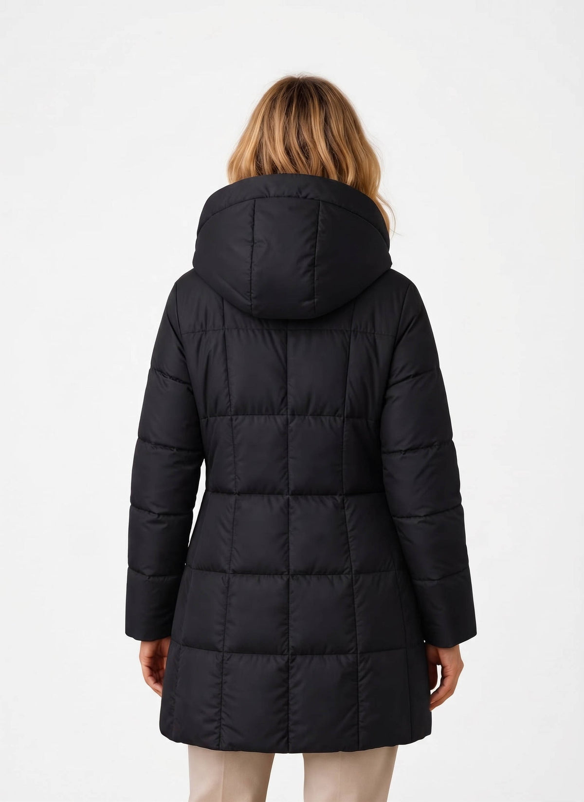 Wintervale - Hooded Puffer Jacket Mid Thigh Length — view 4 of 10