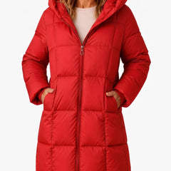 Wintervale - Hooded Puffer Jacket Mid Thigh Length — view 8 of 10