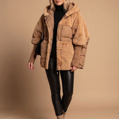 Frosthaven - Oversized Faux Fur Hooded Puffer Coat — view 5 of 5