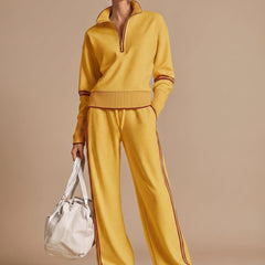 Marlowe - Half Zip Wide Leg Lounge Set — view 10 of 10