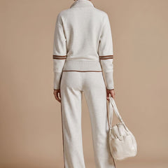 Marlowe - Half Zip Wide Leg Lounge Set — view 5 of 10