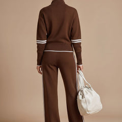 Marlowe - Half Zip Wide Leg Lounge Set — view 9 of 10