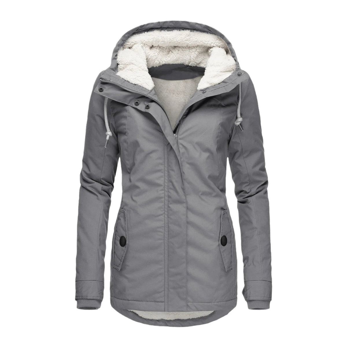 Woolmere - Sherpa Lined Hooded Winter Coat Cold Weather Commuting