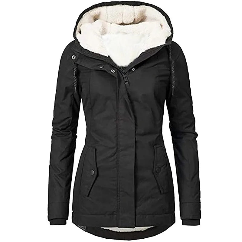Woolmere - Sherpa Lined Hooded Winter Coat Cold Weather Commuting — view 2 of 6