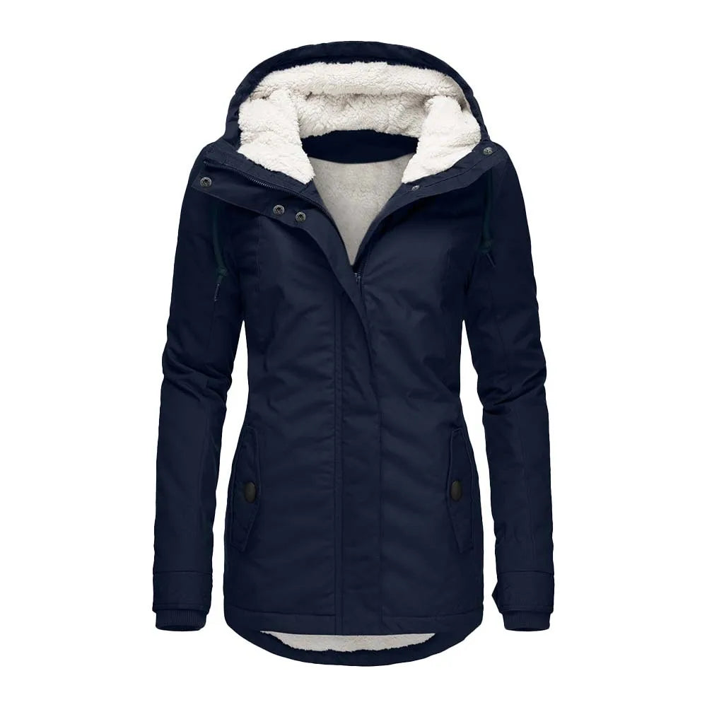 Woolmere - Sherpa Lined Hooded Winter Coat Cold Weather Commuting — view 3 of 6
