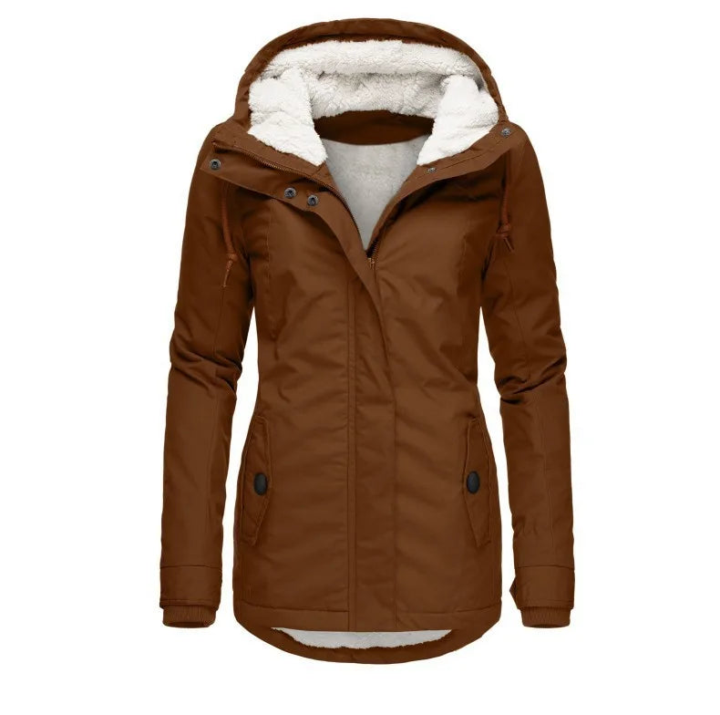 Woolmere - Sherpa Lined Hooded Winter Coat Cold Weather Commuting — view 4 of 6