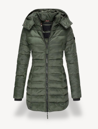 Fenwick - Hooded Longline Puffer Jacket Cold Weather Wear — view 4 of 7