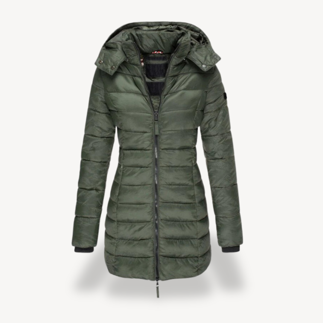 Fenwick - Hooded Longline Puffer Jacket Cold Weather Wear — view 4 of 7