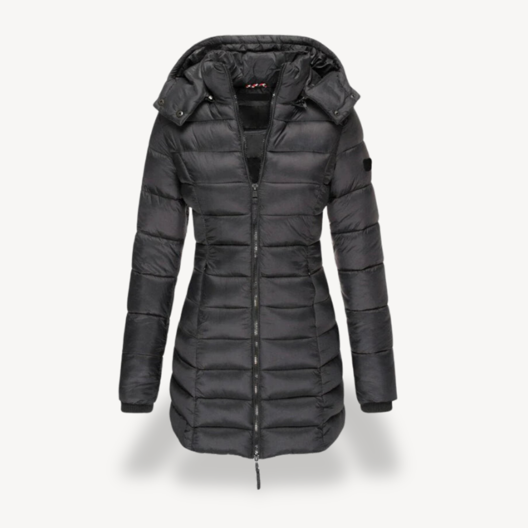 Fenwick - Hooded Longline Puffer Jacket Cold Weather Wear — view 5 of 7