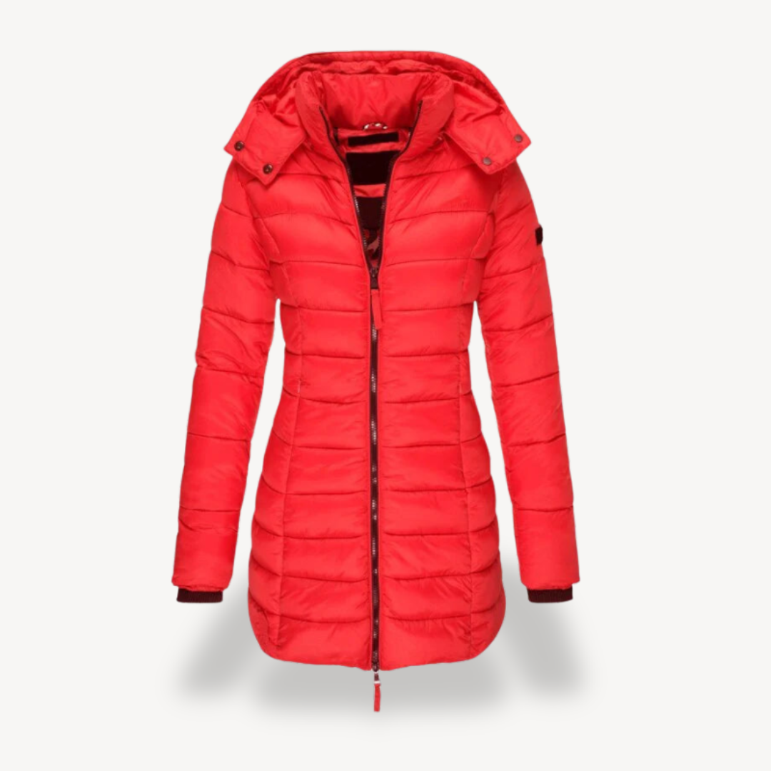 Fenwick - Hooded Longline Puffer Jacket Cold Weather Wear — view 6 of 7