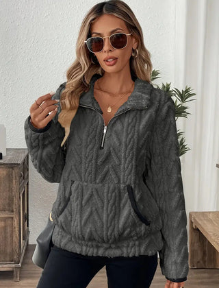 Wrenfield - Textured Fleece Pullover For Cold Weather Layering — view 8 of 9